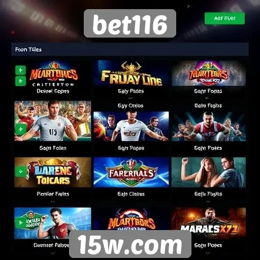 Análise das opções de jogos disponíveis no bet116